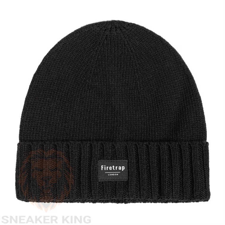 Шапка Firetrap Knit Beanie чорна 907581-03